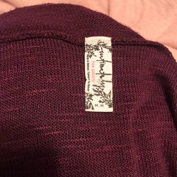 Free people maroon shirt - Picture 3 of 5